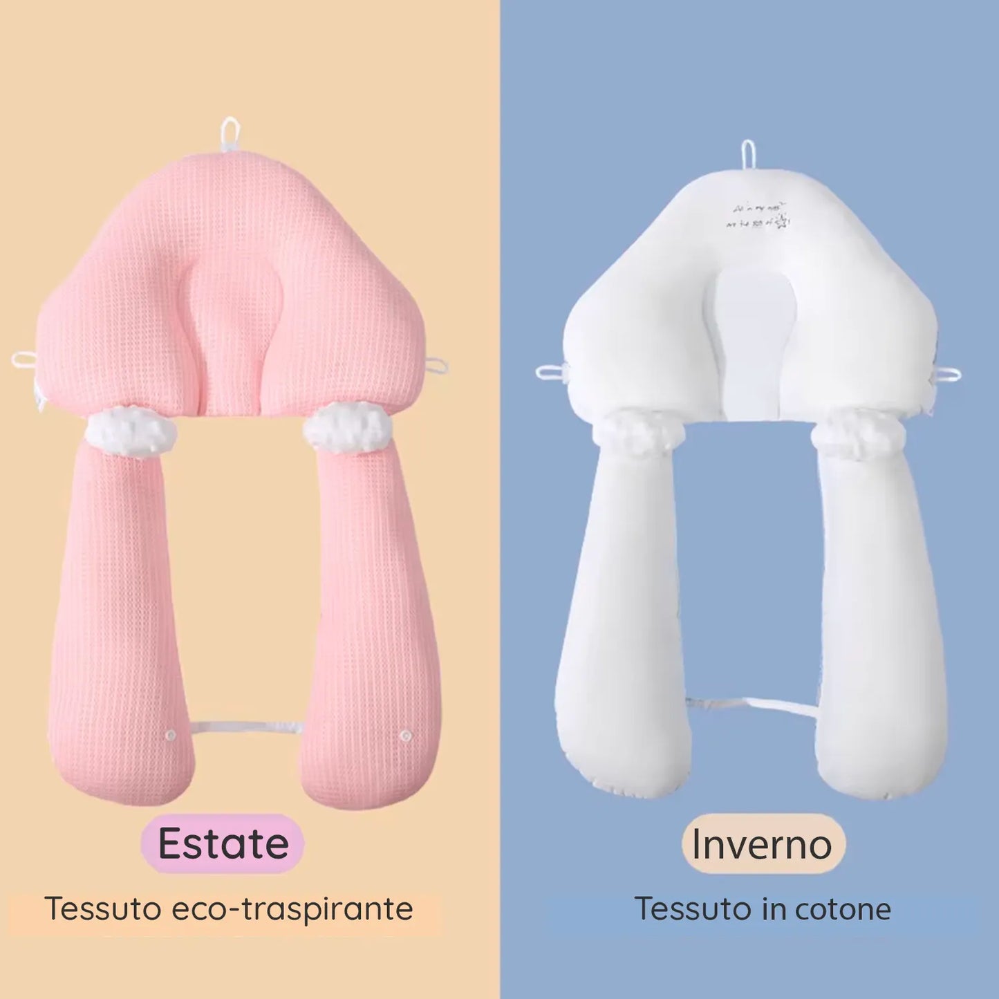 Coccolo - Il Cuscino Studiato e Sicuro per Neonati